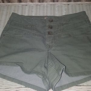 Blue Spice high waisted shorts